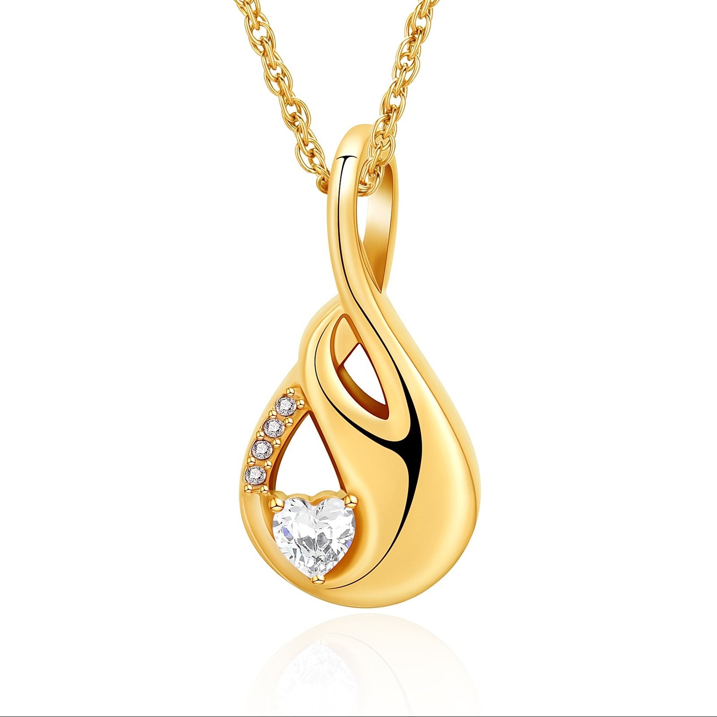 The Most Beautiful Gold Ashes Necklace Pendant