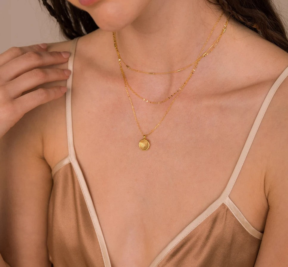 Custom Organic Fingerprint Necklace