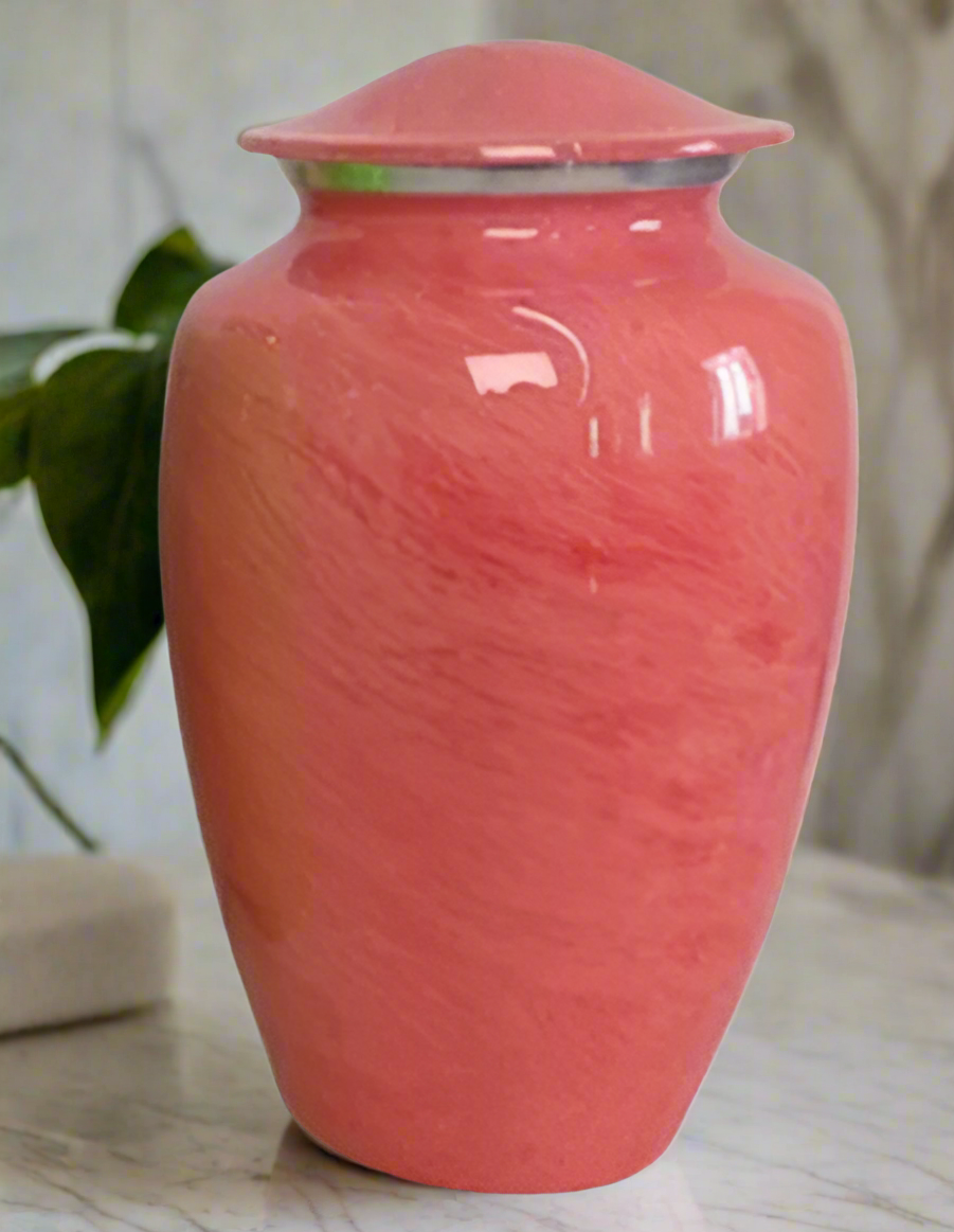 Elite Series Urn- Aurora Motif Urns Pastel Rose