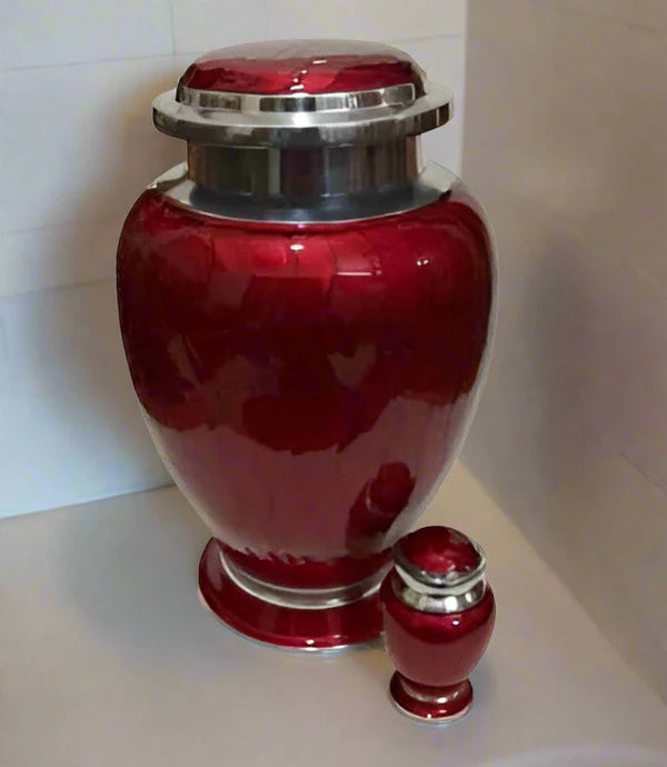 Elite Series Urn- Red Hotep Urns w/FREE Keepsake
