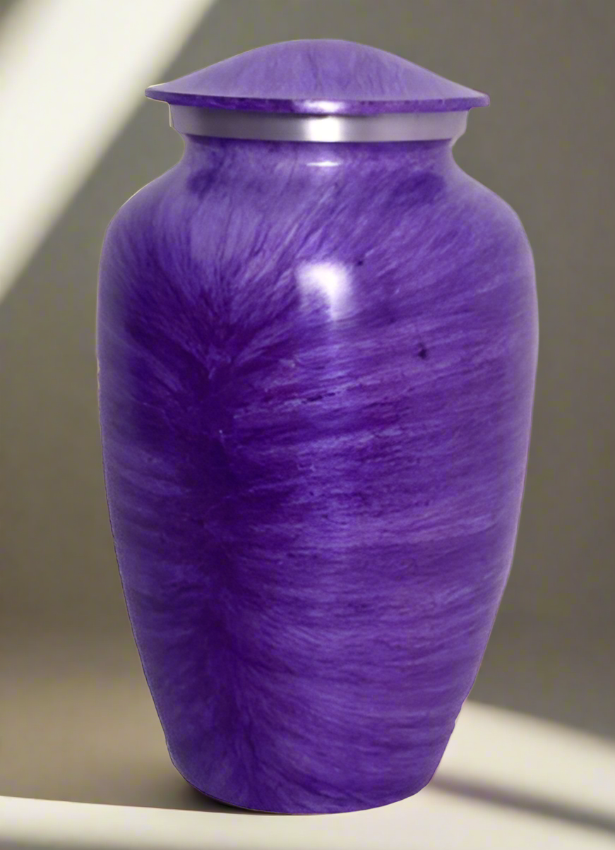 Elite Series Urn- Aurora Motif Urns Deep Violet
