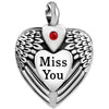 Miss You Cremation Jewelry