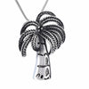 #099 **NEW** Palm Tree Ashes Necklace Pendant
