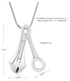 #004 Wrench Ashes Necklace Pendant