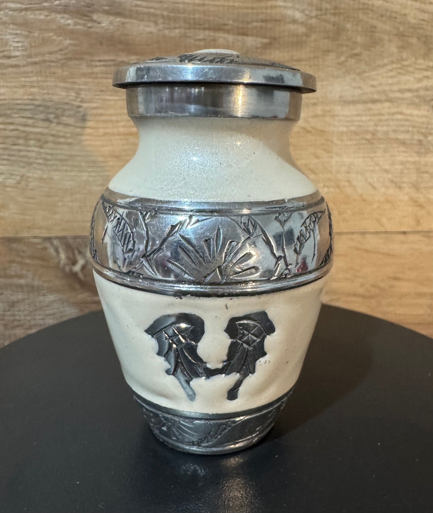 Blowout White Wings 3" Keepsake Size Ashes Urn