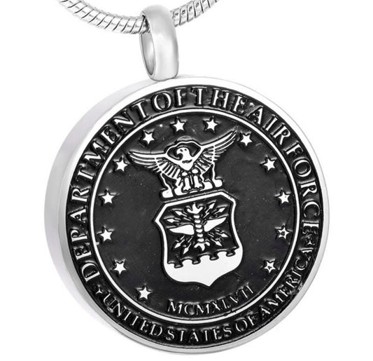 Air Force Ashes Necklace Pendant