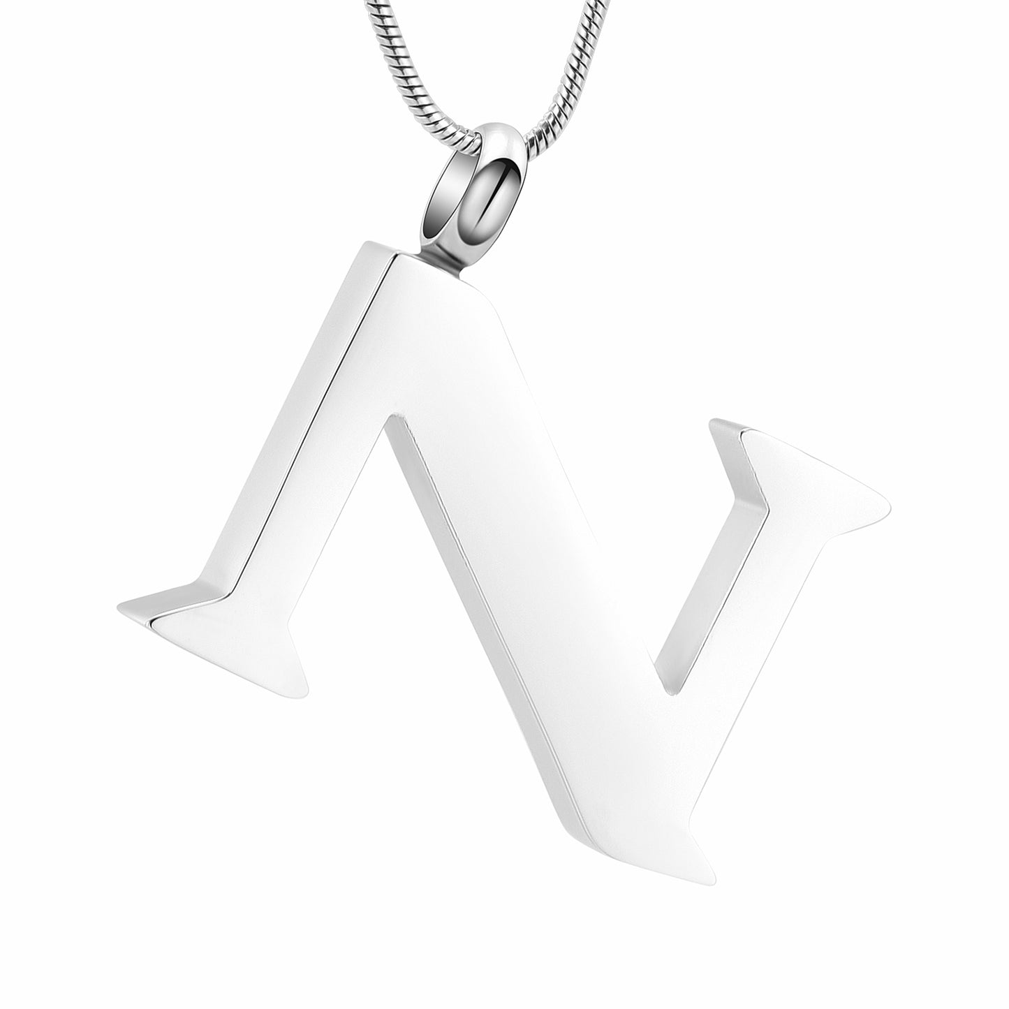 Letter N Ashes Necklace Pendant