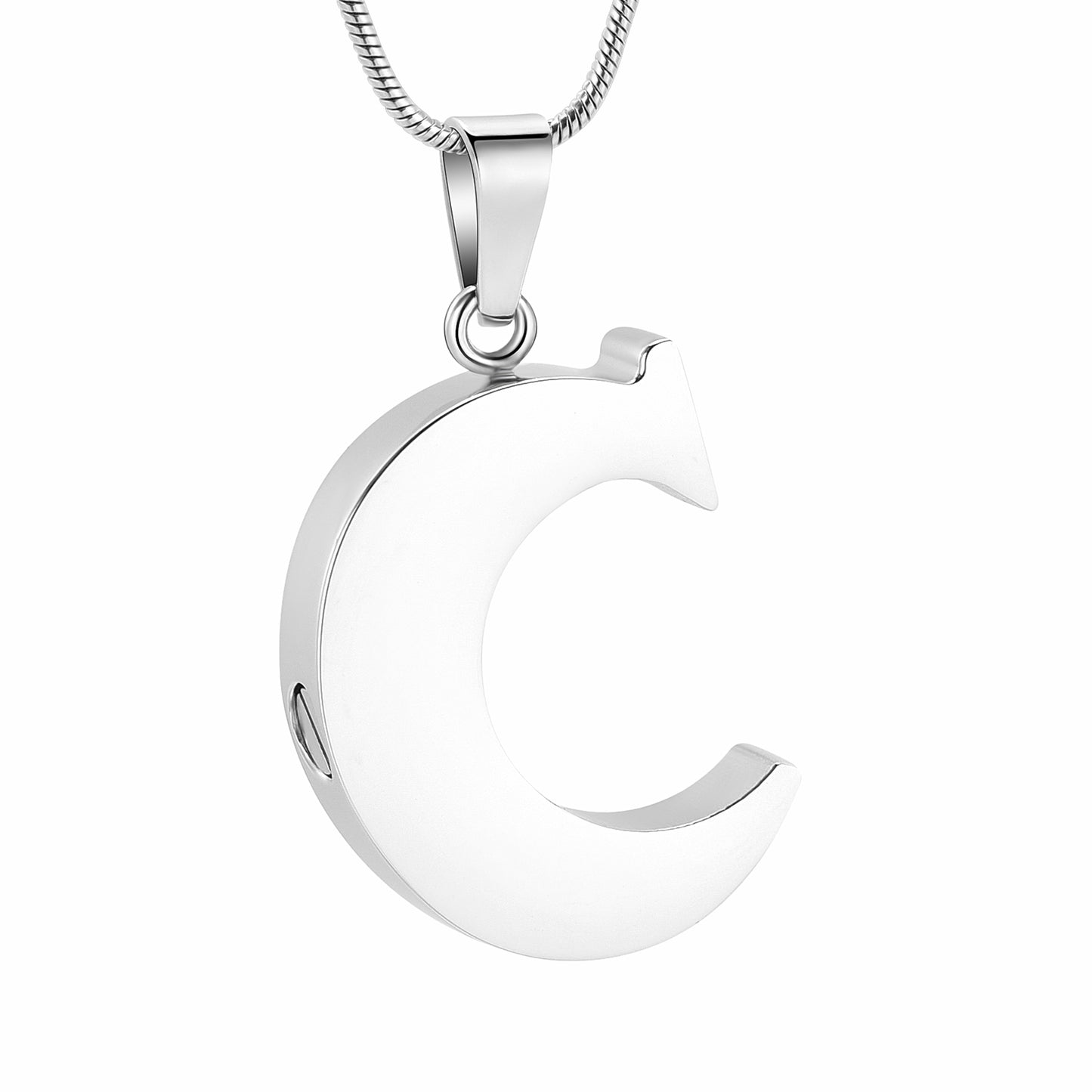 Letter C Ashes Necklace Pendant