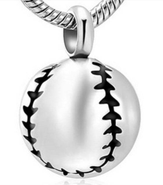 #110 Baseball Ashes Necklace Pendant Jewelry Never Forget You