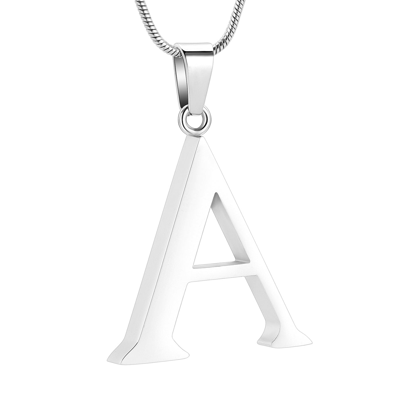 Letter A Ashes Necklace Pendant