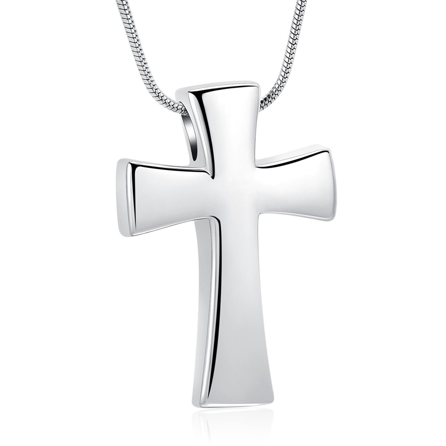 Plain Small Cross Ashes Necklace Pendant