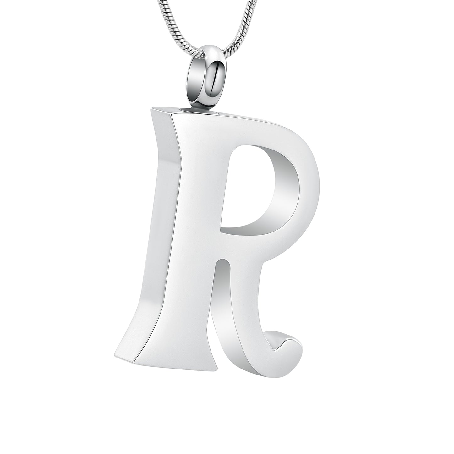 Letter R Ashes Necklace Pendant