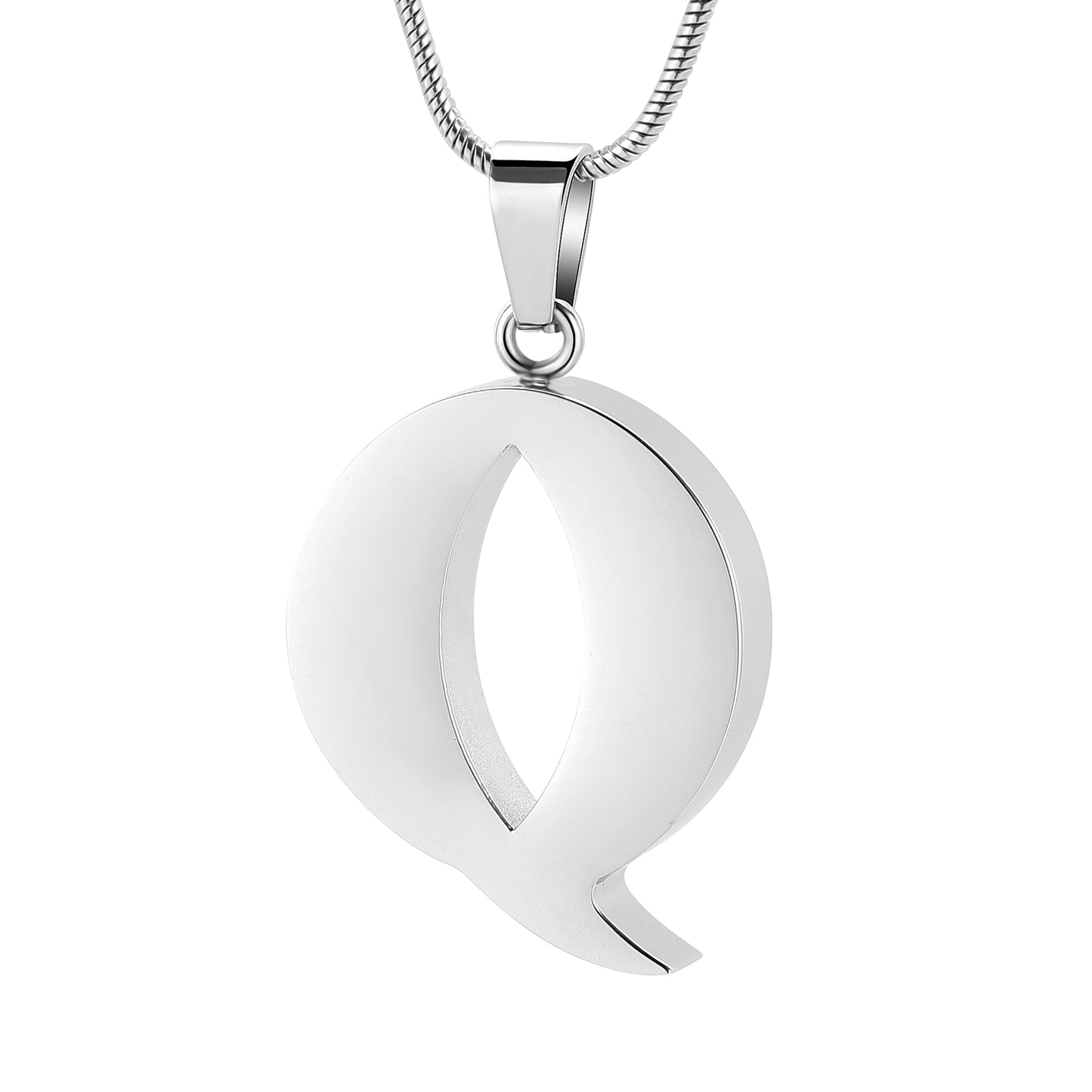 Letter Q Ashes Necklace Pendant