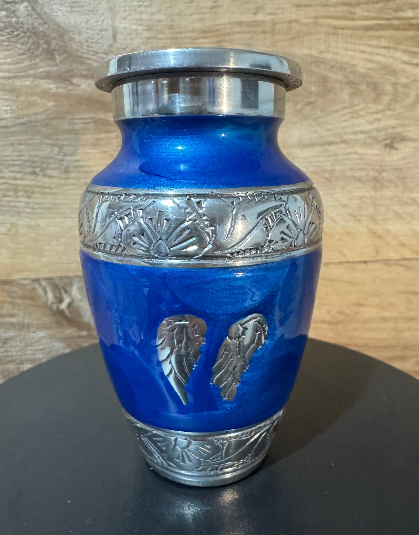 Blowout Blue Wings 3" Keepsake Size Ashes Urn