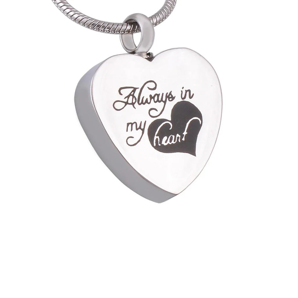 Always In My Heart II Ashes Necklace Pendant