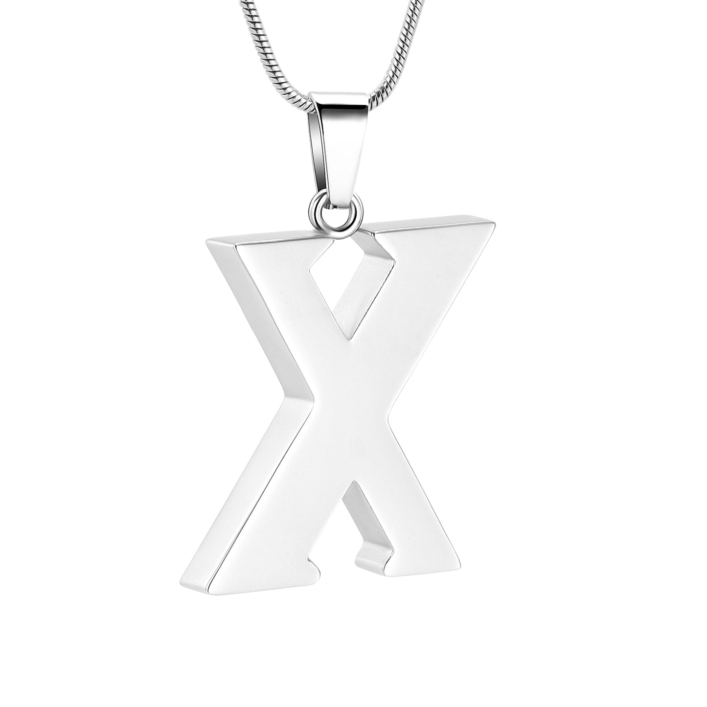 Letter X Ashes Necklace Pendant