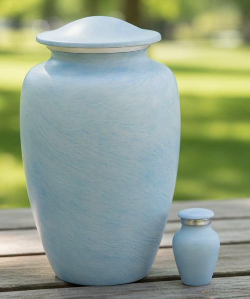 Elite Series Urn- Aurora Motif Urns Pastel Ivory