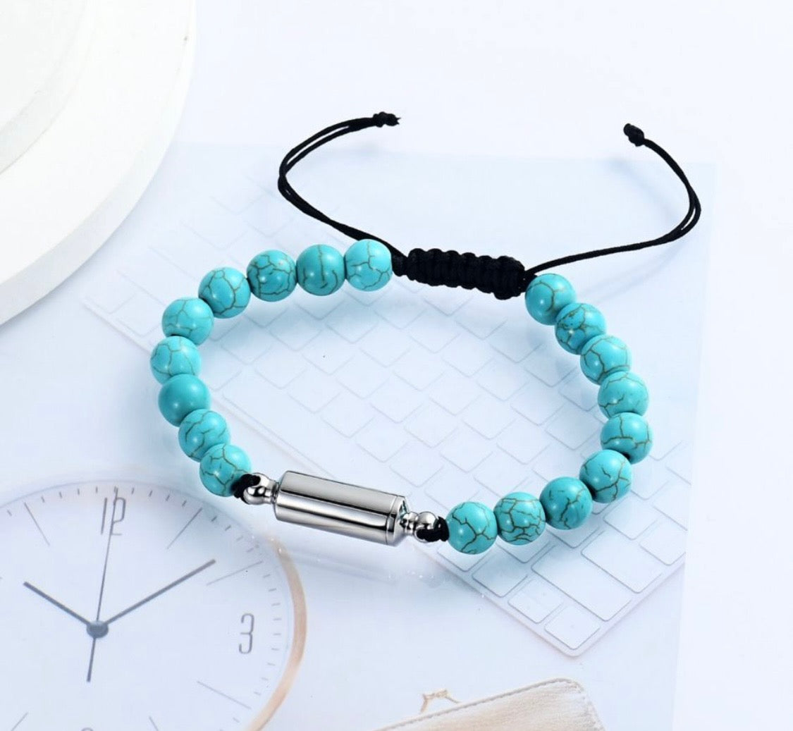 Turquoise Ashes Bracelet 20cm