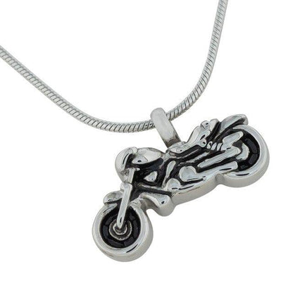 #047 Motorcycle Cremation Jewelry Pendant Jewelry Never Forget You