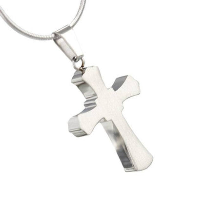 #028 Black Cross Cremation Jewelry Pendant Jewelry Never Forget You