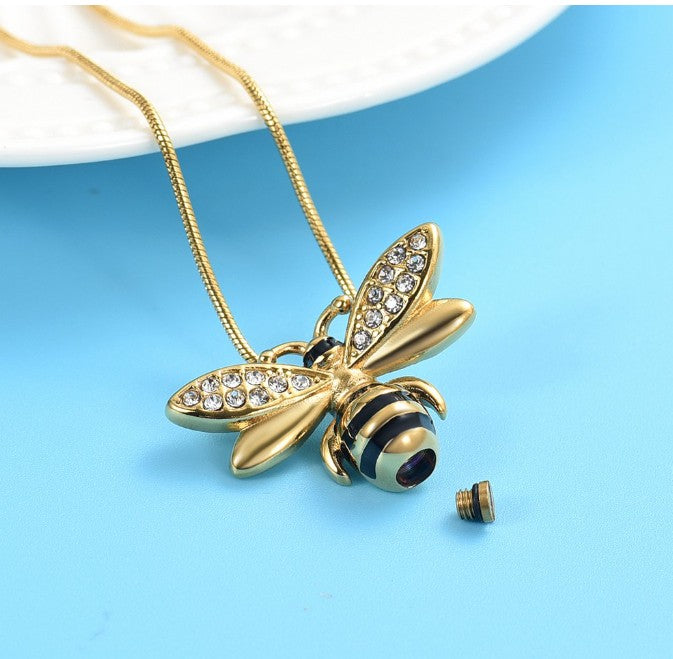 Bumble Bee Ashes Necklace Pendant