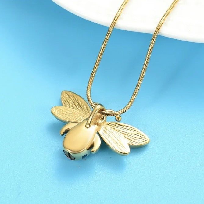 Bumble Bee Ashes Necklace Pendant