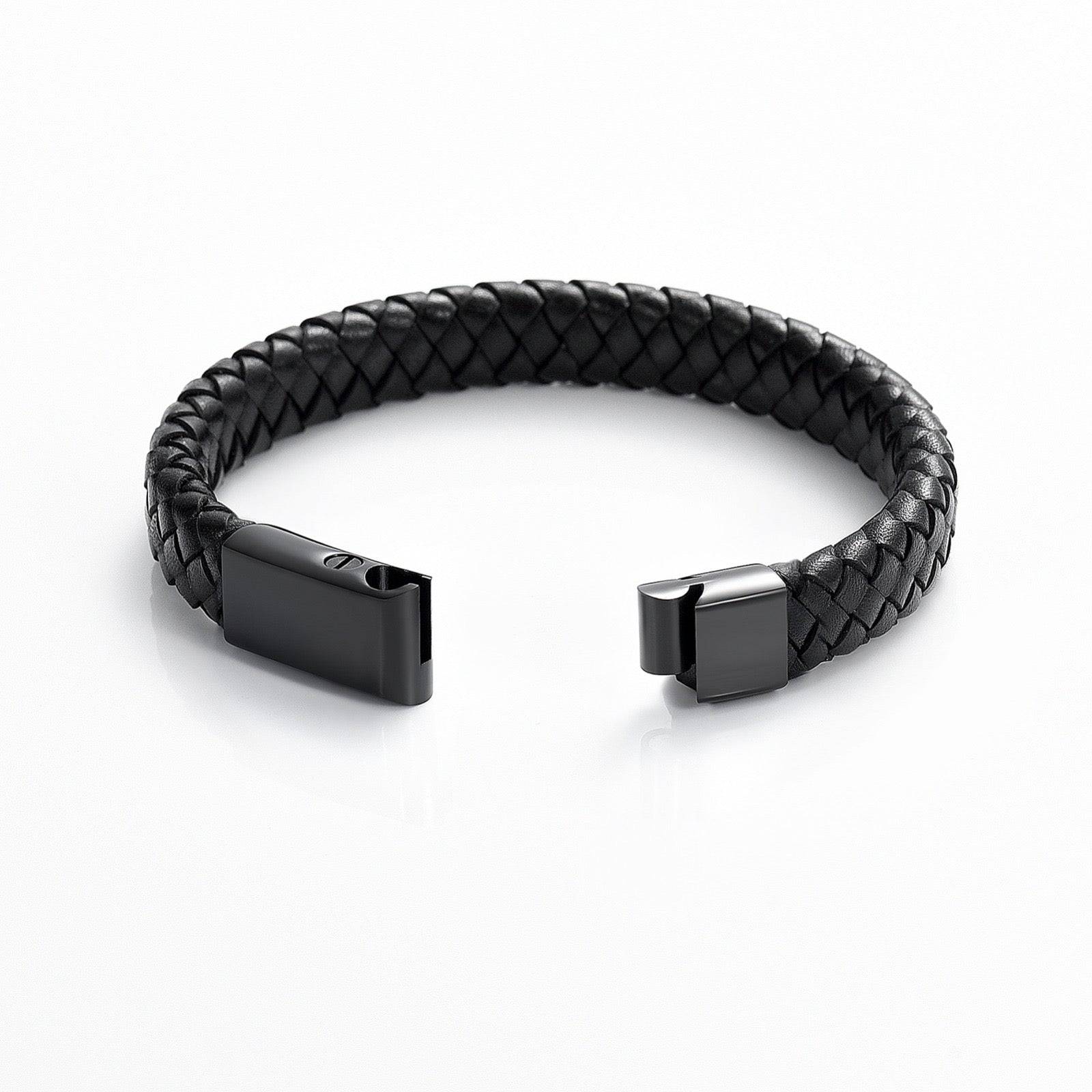 #001B Black Bracelet 20CM Jewelry Never Forget You