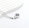 #108 compass  Ashes Necklace Pendant