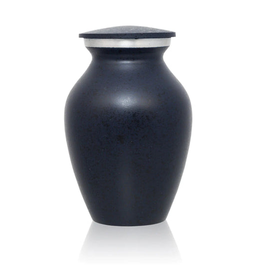 dark blue two tone classic 3.5" Keepsake Urn