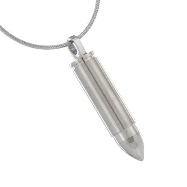 #k Silver Bullet Ashes Necklace Pendant Jewelry Never Forget You