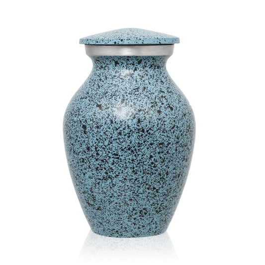 light blue two tone classic 3.5" Keepsake Urn