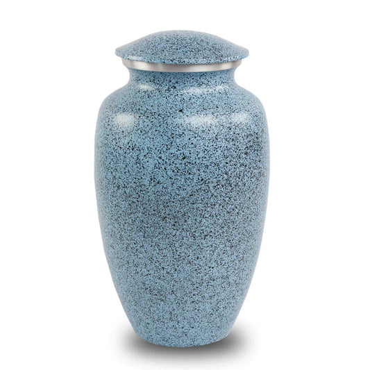 Light Blue Two Tone 10" Full Size Ashes Urn Full Size Urn NFY