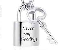 Never Say Goodbye Ashes Necklace Pendant