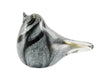 Blown glass Onyx  songbird keepsake