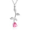 #012 Pink Rose Ashes Necklace Pendant