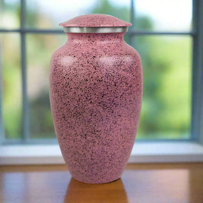 Pink Blue Two Tone 10" Full Size Ashes Urn Full Size Urn NFY