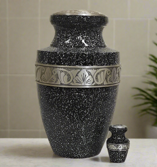 Elite Series Urn- Salt n Pepper Tranquility Urn