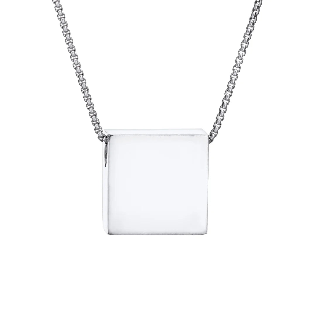 Square Ashes Necklace Pendant