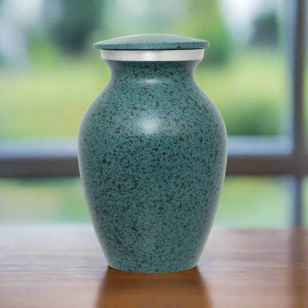 Two Tone Green 3.5" Keepsake Urn Keepsake Urn NFY