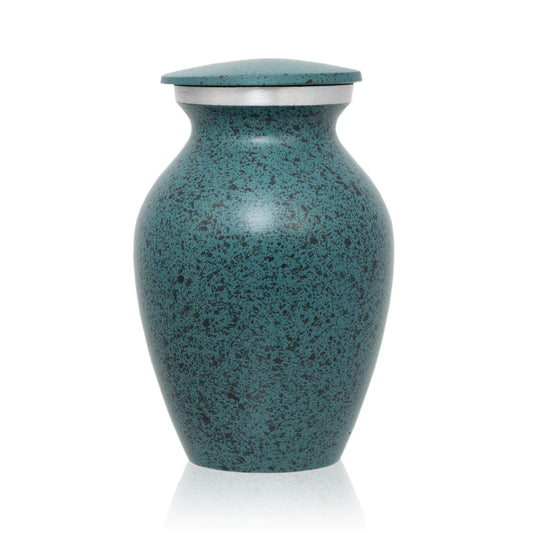 Two tone green  3.5" Keepsake Urn