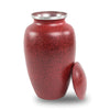 two tone red classic 10" Full Size Ashes Urn