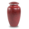 two tone red classic 10" Full Size Ashes Urn