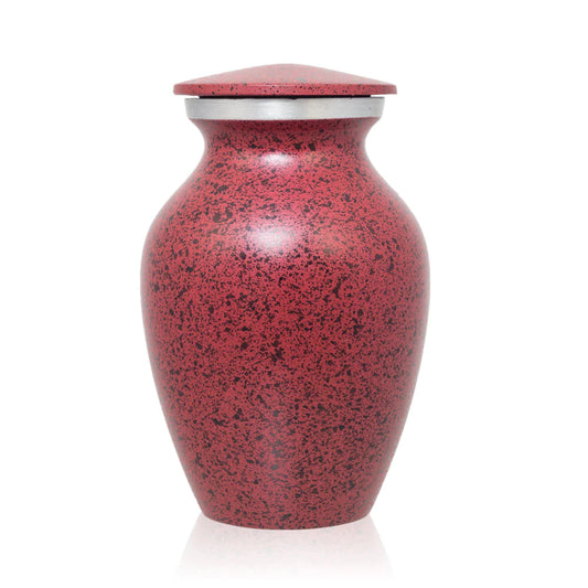 two tone red  3.5" Keepsake Urn