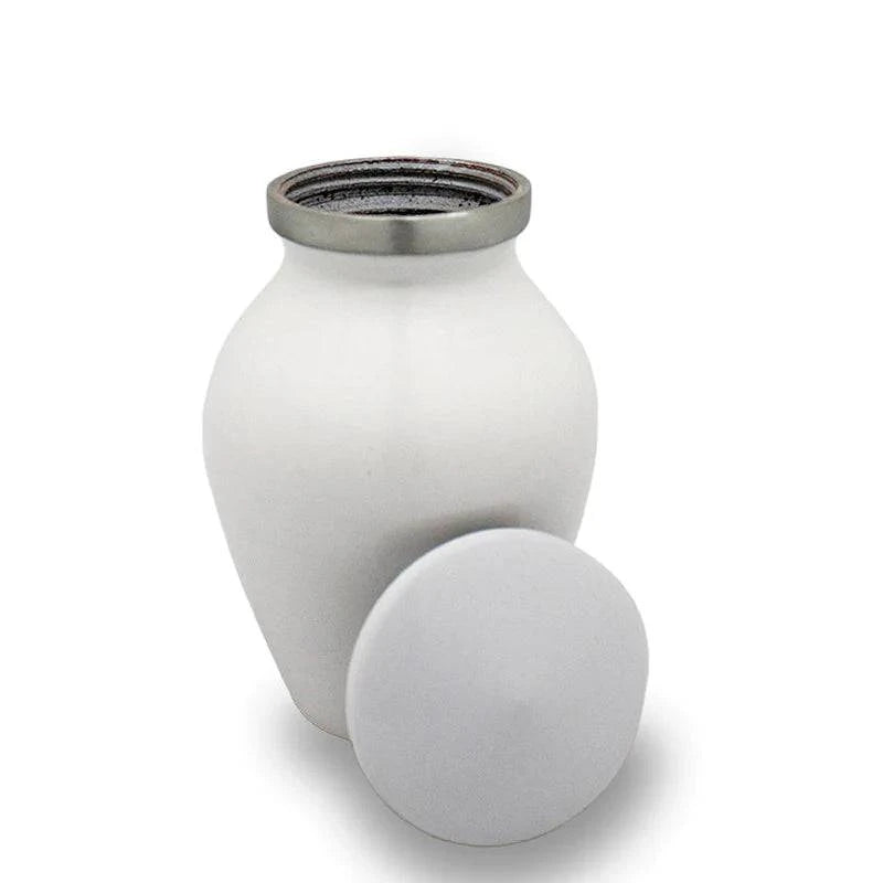 White Classic 3.5" Keepsake Urn Keepsake Urn NFY