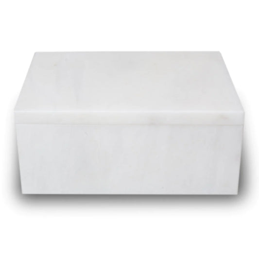 New White Marble Keepsake Urn