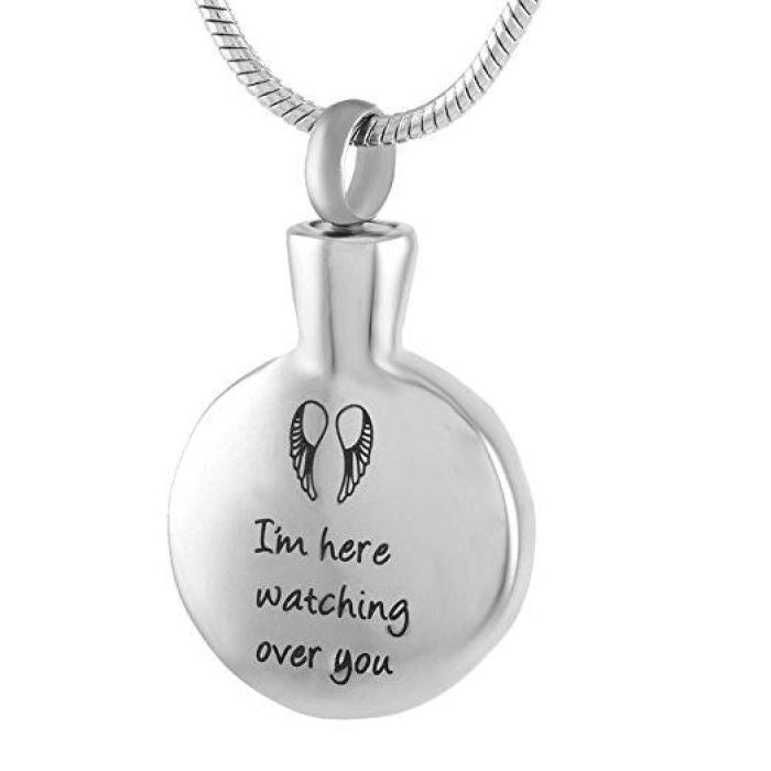 #044 Watching Over You Cremation Jewelry Pendant Jewelry Never Forget You