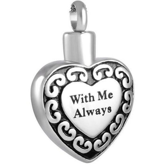 #097 With Me Always Ashes Necklace Pendant Jewelry Never Forget You