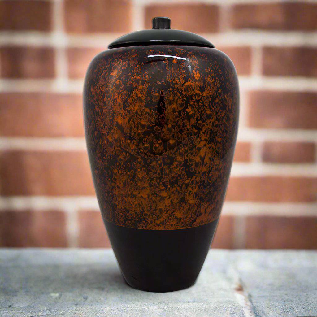 Bio Degradable Bamboo Amber 10" Full Size urn Full Size Urn NFY