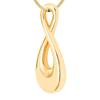 #039 Gold Infinity Necklace Pendant