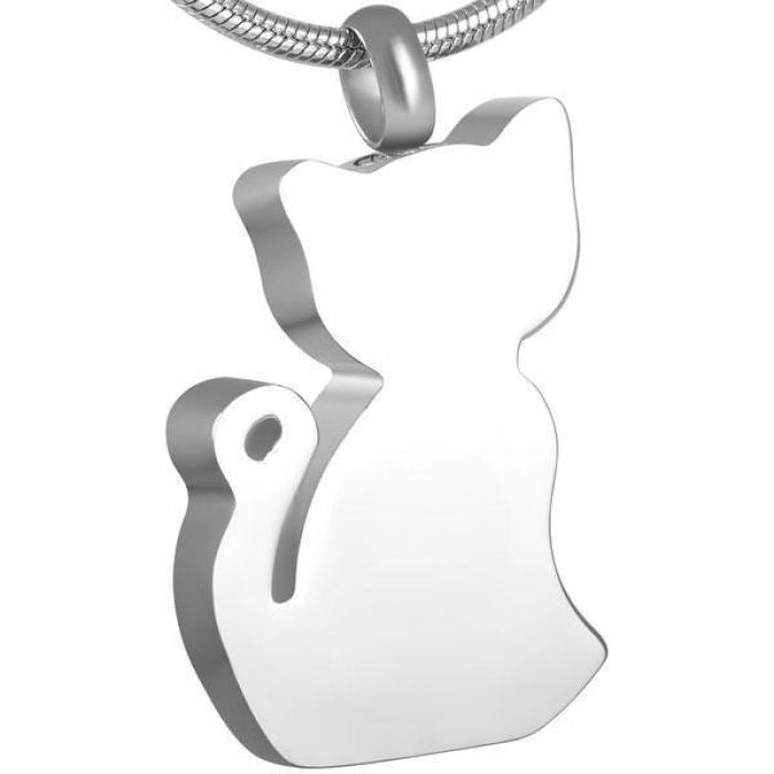 Urn Ashes Necklace Personalized - Sterling Silver Cremation Jewelry